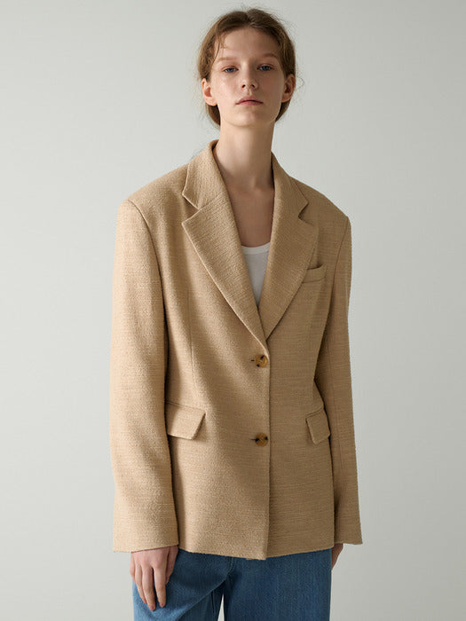 [facade pattern] Texture Our Glass Jacket - Beige