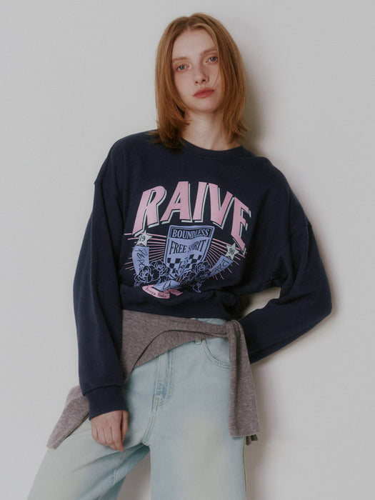 [raive] RAIVE Sweatshirt VW4SE023_2color
