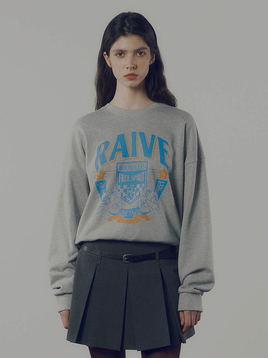 [raive] RAIVE Sweatshirt VW4SE023_2color