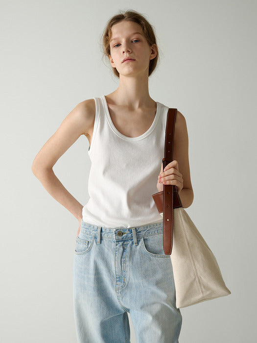 [facade pattern] Cognac Ecru Big Back