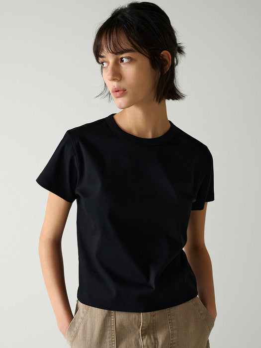 [facade pattern] Slip Knot Cotton Crop Top - 7 Colors