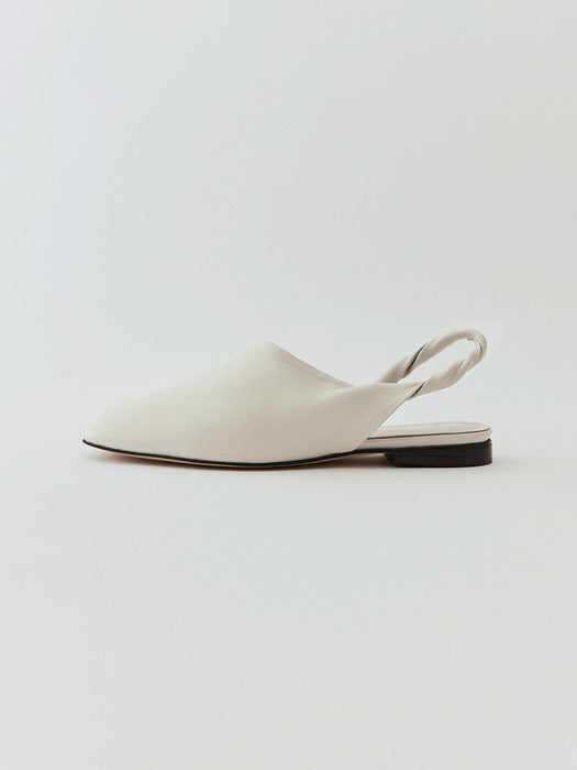 [moia] wave sling-back (ivory)