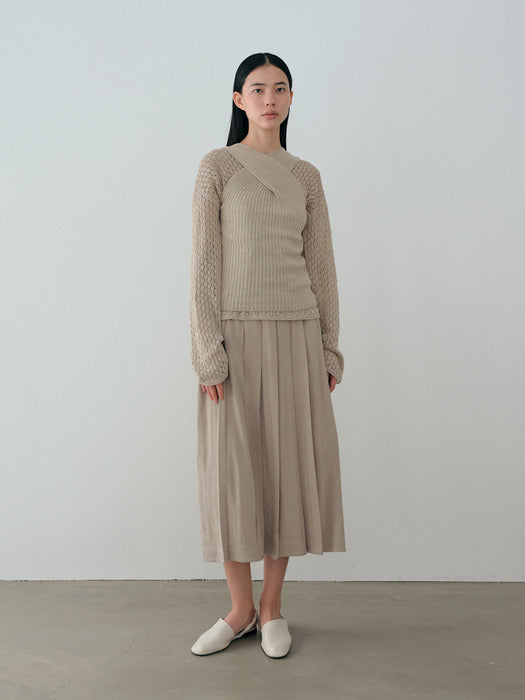 [moia] wave sling-back (ivory)