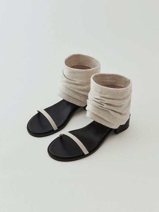 [moia] linen sandals (ecru)