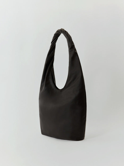 [moia] wave shoulder bag (deep brown)