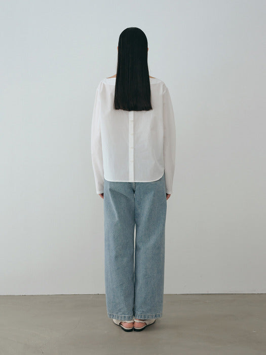 [moia] curved denim (light indigo)