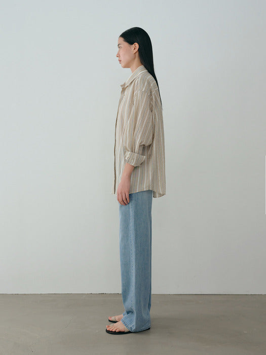 [moia] washing denim (light indigo)