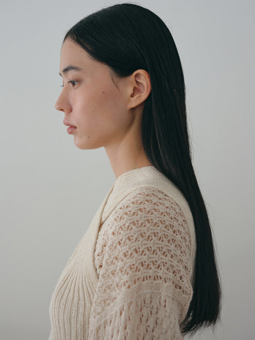 [moia] x wrap sleeveless (ivory)