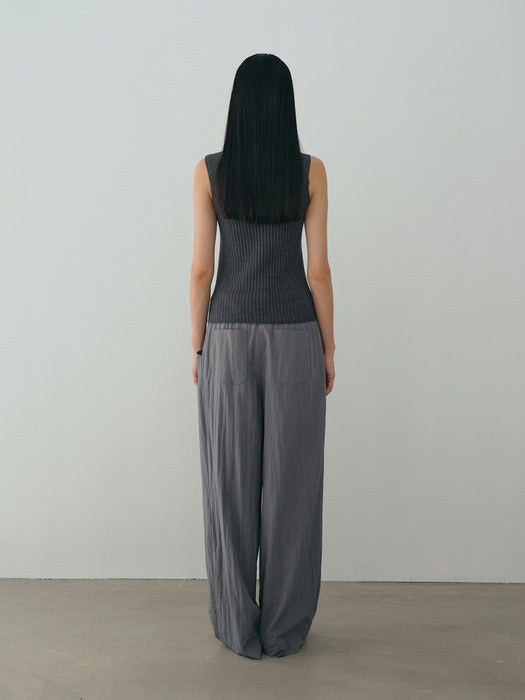 [moia] x wrap sleeveless (blue stone)