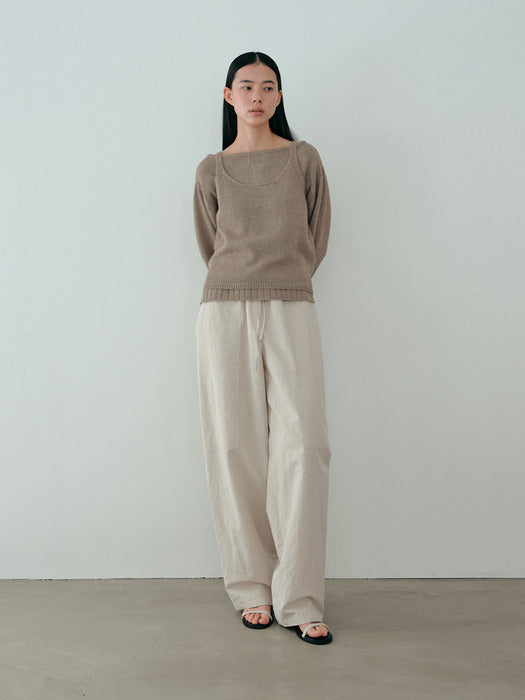 [moia] seed cardigan (pale khaki)