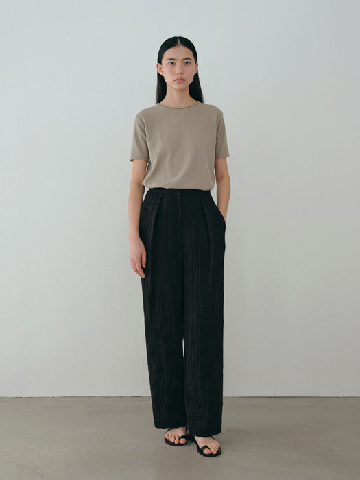 [moia] cotton half knit (pale khaki)