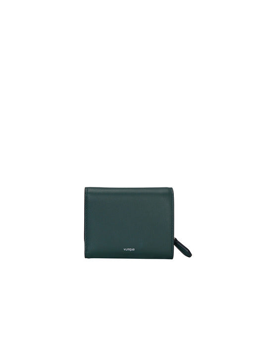 [vunque] Occam Droit Half Wallet (오캄 디롯트 반지갑) Deep Green