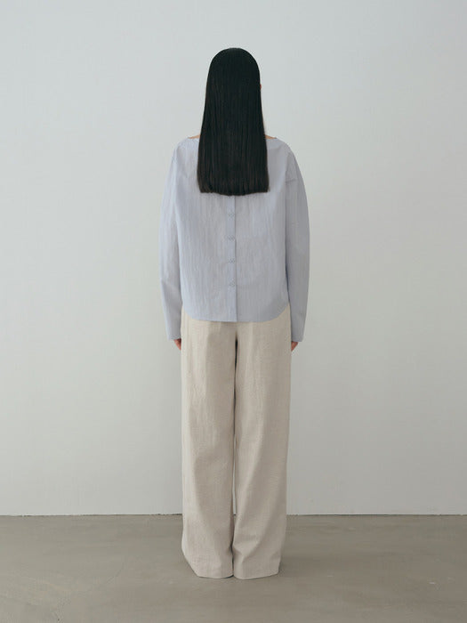 [moia] boatneck shirt (skyblue)