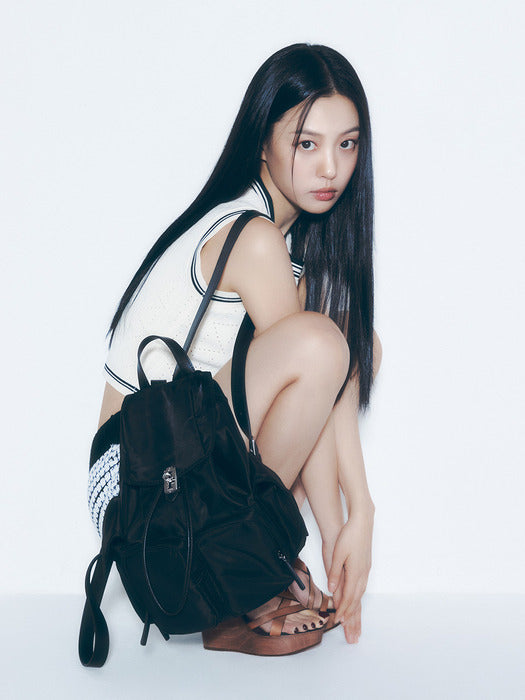 [vunque] Hey Double Pocket Backpack M (Hey Double Pocket Backpack Medium) - 5 Colors