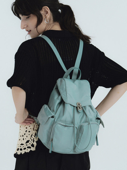 [vunque] Hey Double Pocket Backpack M (Hey Double Pocket Backpack Medium) - 5 Colors