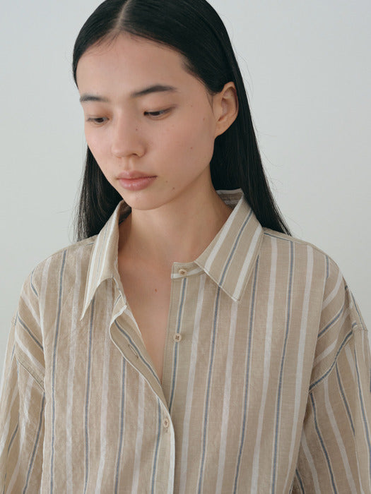 [moia] stripe shirt (cl stripe)