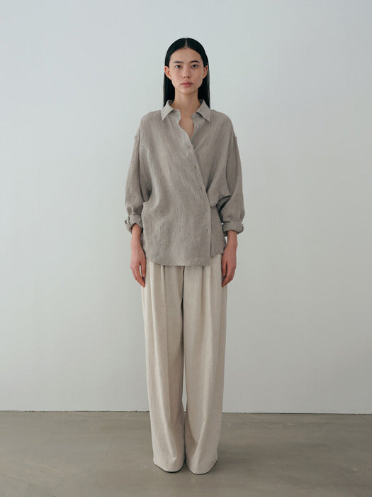 [moia] stripe shirt (vintage stripe)