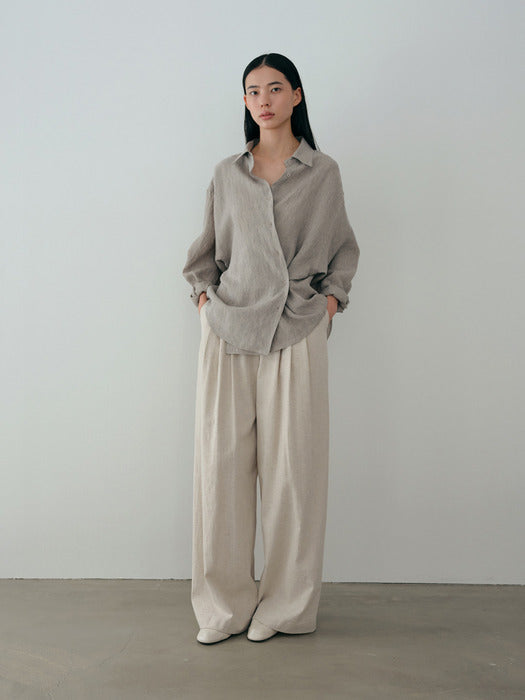 [moia] stripe shirt (vintage stripe)