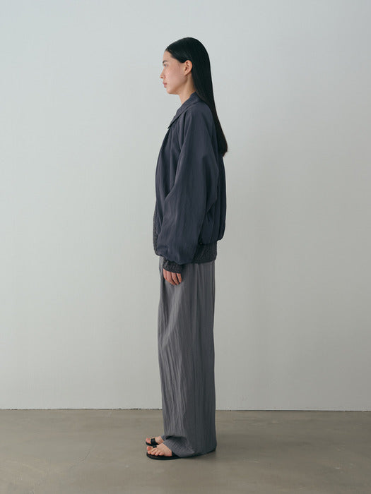 [moia] shirring jumper (stormy blue)