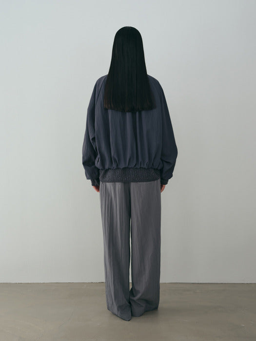 [moia] shirring jumper (stormy blue)