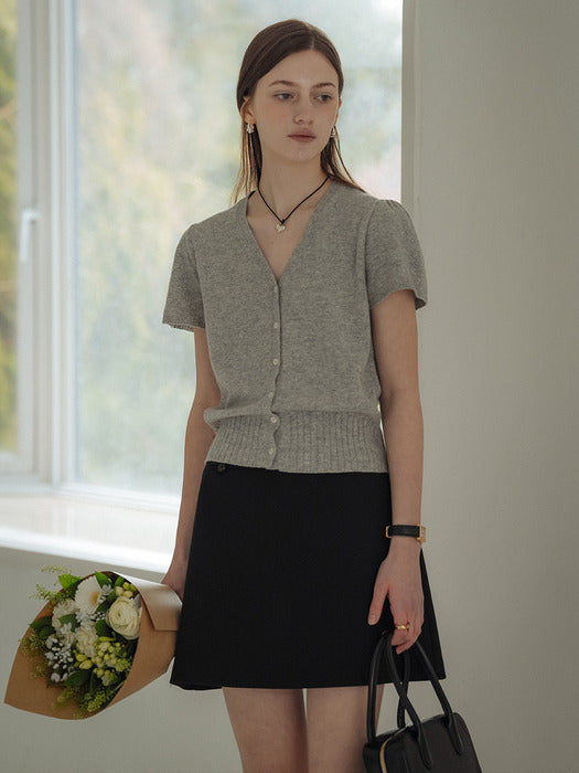 [TILLIDIE] Lina pocket point skirt_Black