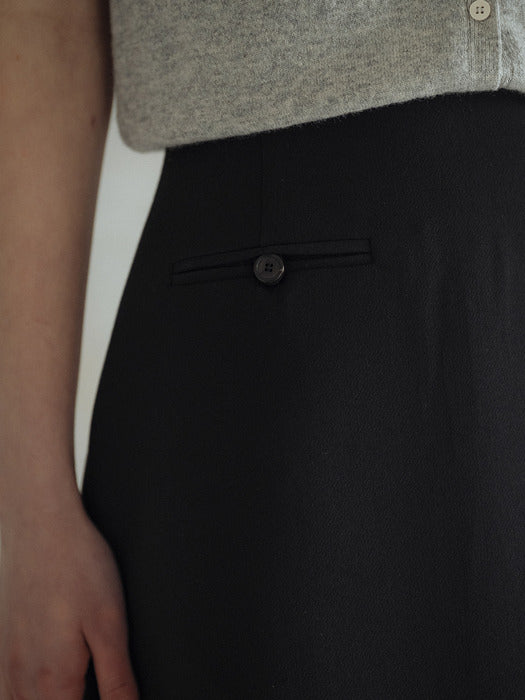 [TILLIDIE] Lina pocket point skirt_Black