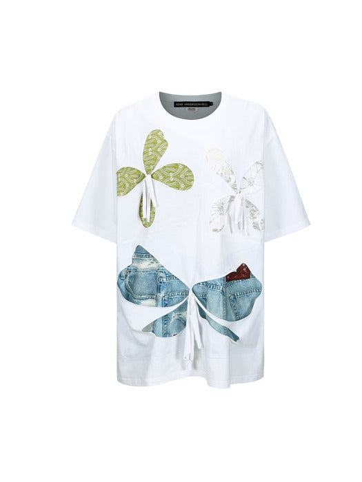 [andersson bell] KYRA BLOOMING FABRIC FLOWERS T-SHIRT atb1116w(WHITE)