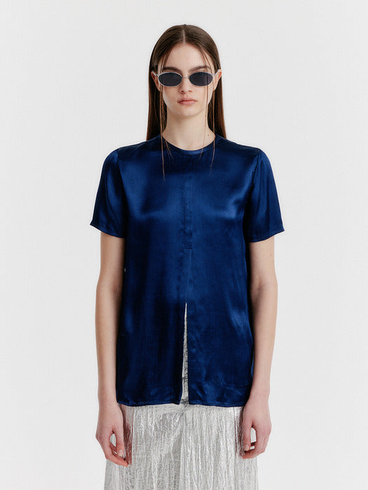 Eenk Yes Side-button Top - Navy