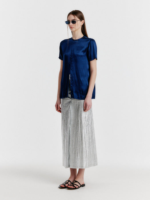 Eenk Yes Side-button Top - Navy