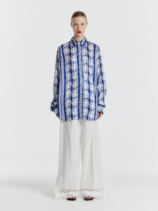 Eenk Yirina Relaxed-fit Shirt - Blue