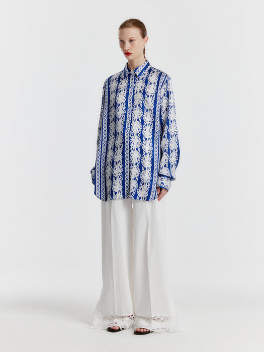 Eenk Yirina Relaxed-fit Shirt - Blue
