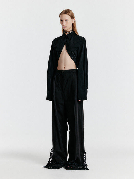 Eenk Yumi Bolero Shirt - Black