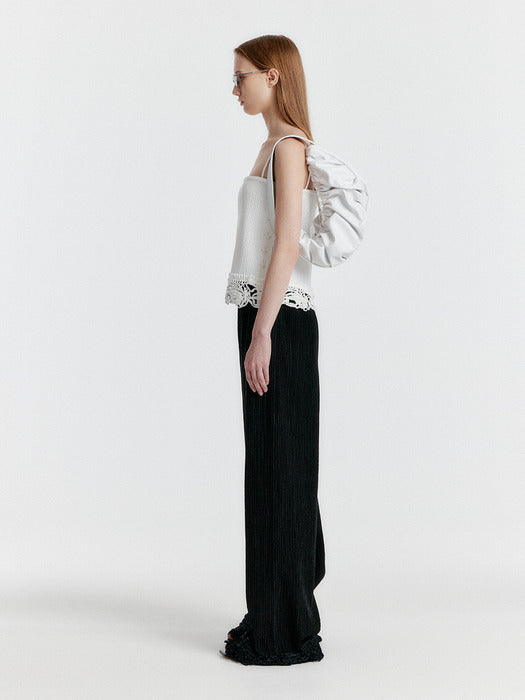 Eenk Yesica Embroidery Lace Top - White