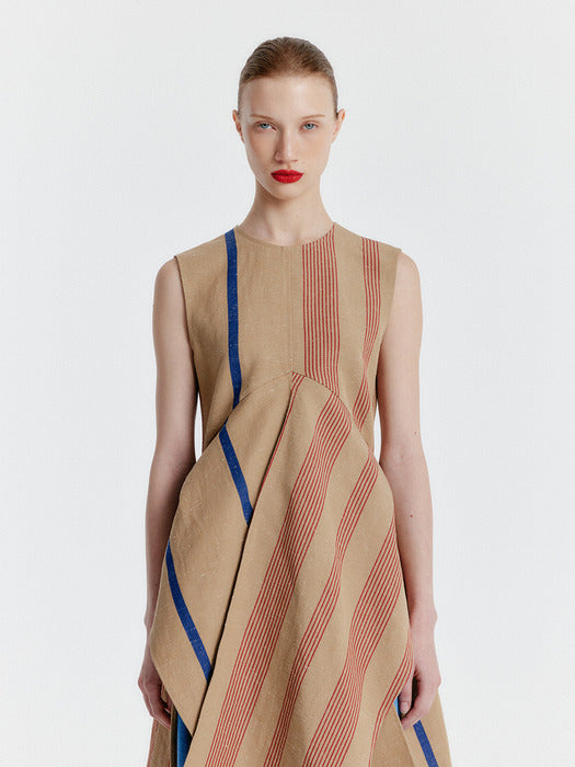 Eenk Yuna Transformable Sleeveless Top - Camel