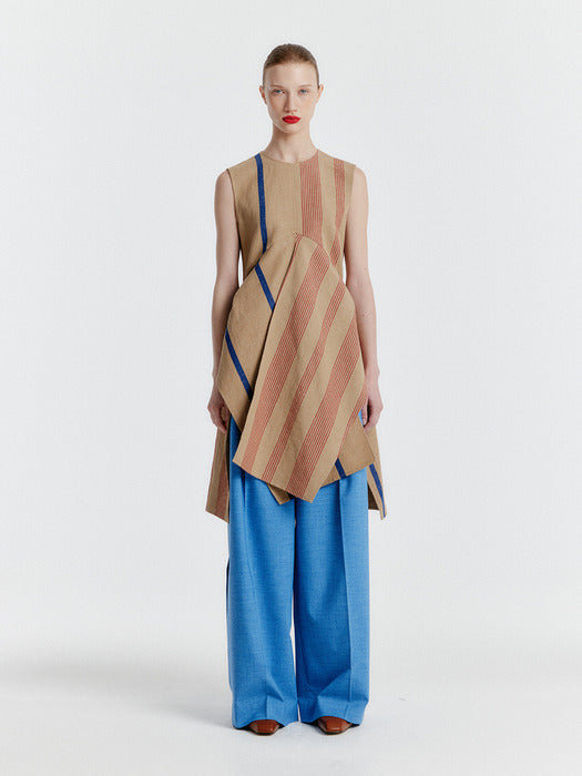 Eenk Yuna Transformable Sleeveless Top - Camel