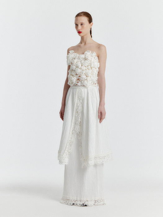 [EENK] Yaye Double Layered Skirt - White