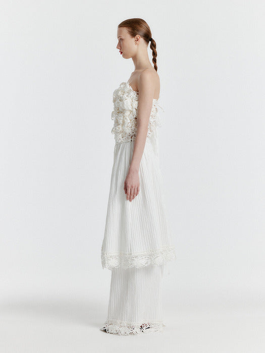 [EENK] Yaye Double Layered Skirt - White