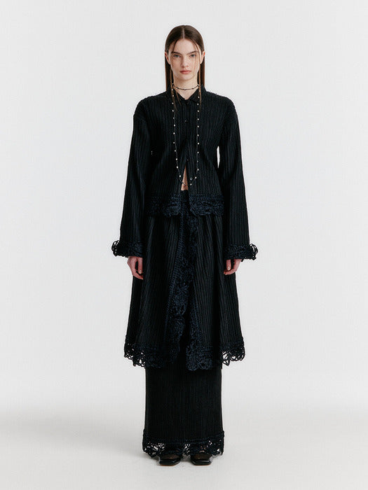 Eenk Yaye Double Layered Skirt - Black