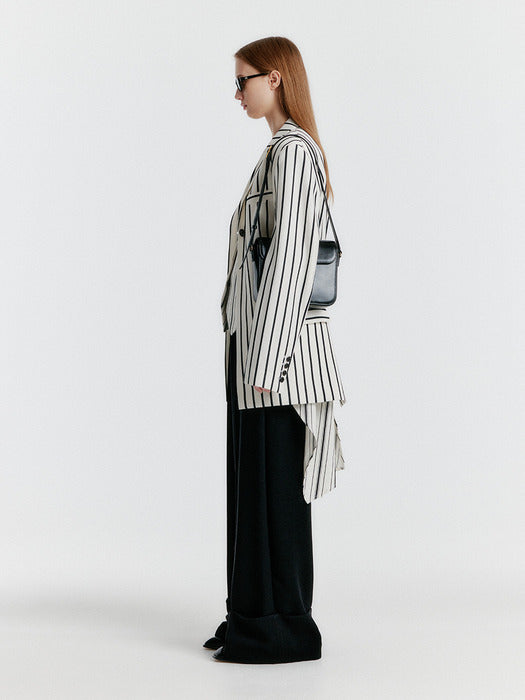[EENK] Yoho Turn-up Pants - Black