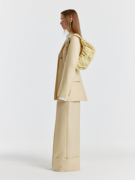 Eenk Yoho Turn-up Pants - Yellow