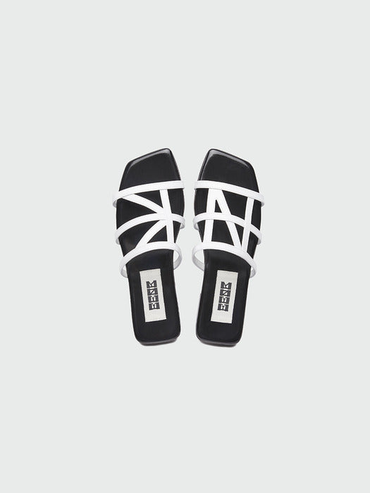 Eenk Yandal Logo Strap Sandals - Ivory