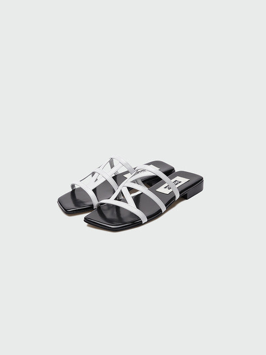 Eenk Yandal Logo Strap Sandals - Ivory