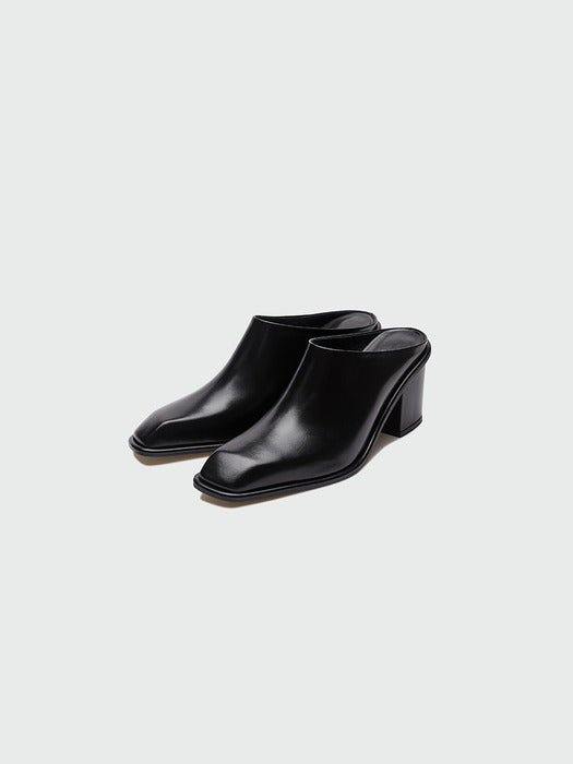 Eenk Ycoop Square-toe Mules - Black
