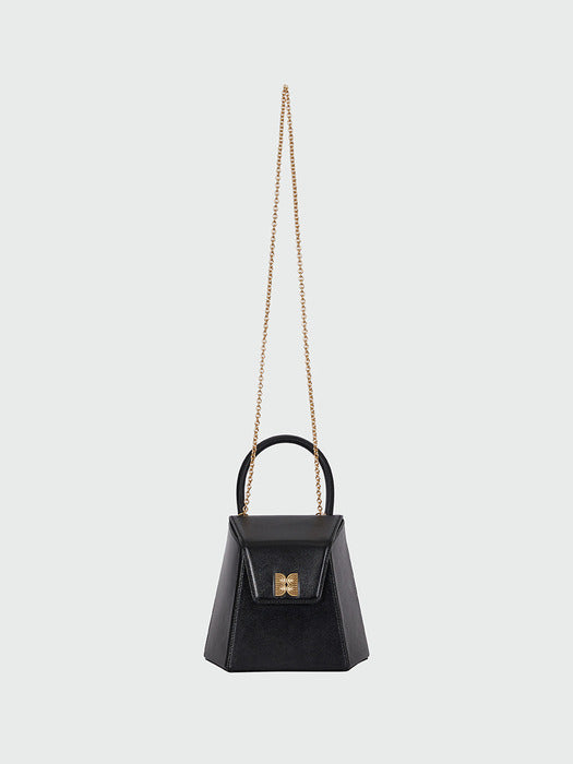 Eenk Helen Hard-shaped Chain Bag - Black