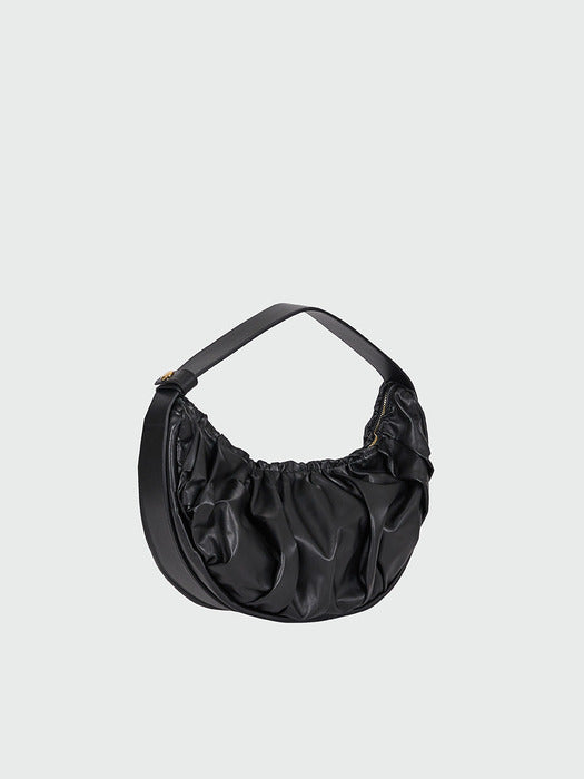 Eenk Heyden Shirring Shoulder Bag - Black