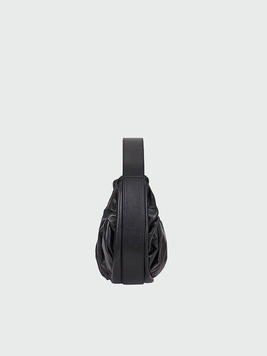 Eenk Heyden Shirring Shoulder Bag - Black