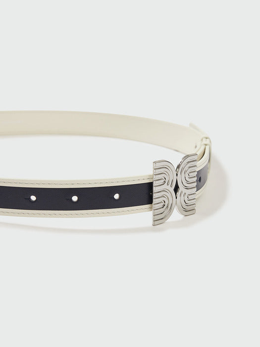 Eenk Yemee Pendant Belt - Navy/Ivory