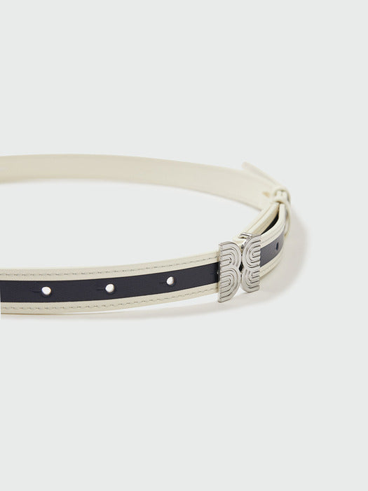 Eenk Yenee Pendant Belt - Navy/Ivory