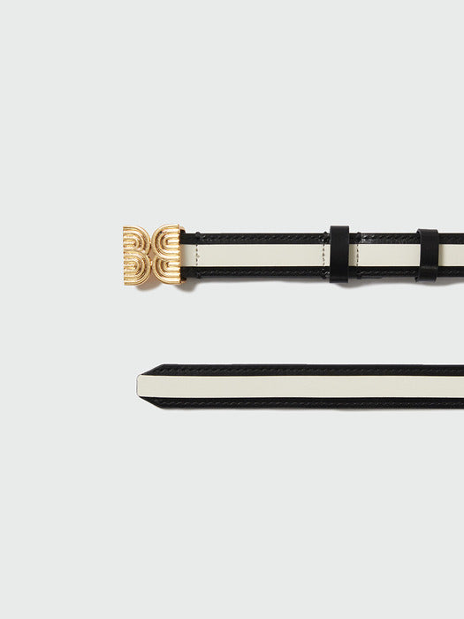 Eenk Yenee Pendant Belt - Ivory/Black