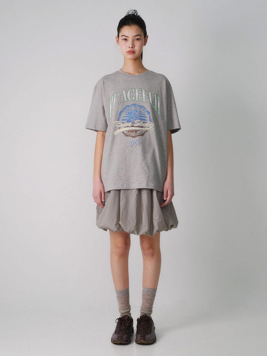 Raive String Mini Skirt in Grey